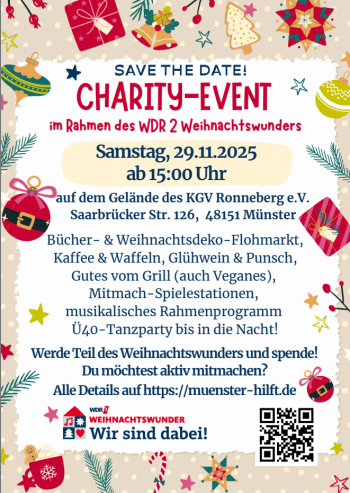 WDR 2 Weihnachtswunder Einladung